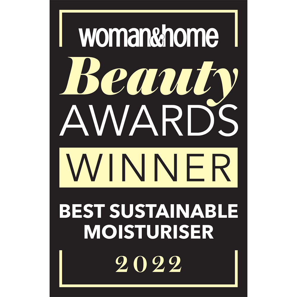Woman & Home Beauty Awards 2022 Best Sustainable Moisturiser Woman & Home Beauty Awards 2022 Best Sustainable Moisturiser